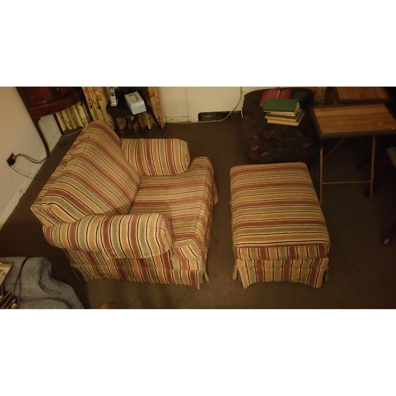 Armchair & Ottoman - image-1
