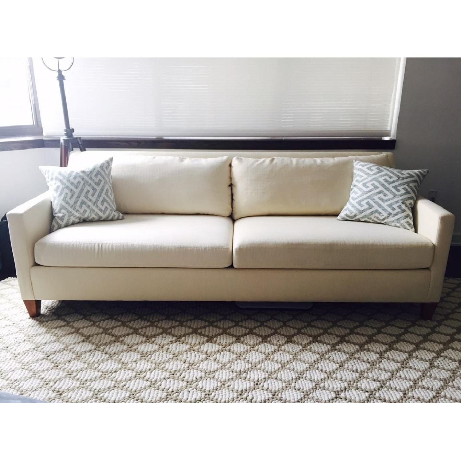 Aqua and White Throw Pillows - 2 Available - image-1