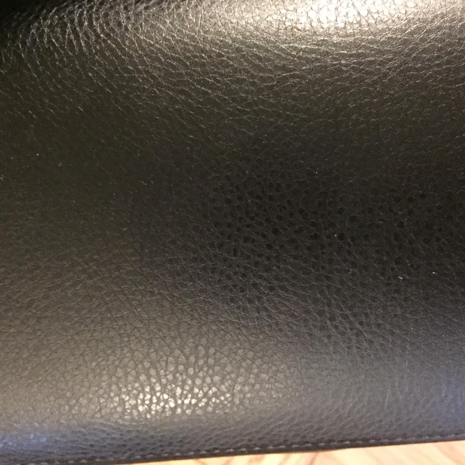 Custom Pebbled Leather Sofa - image-5