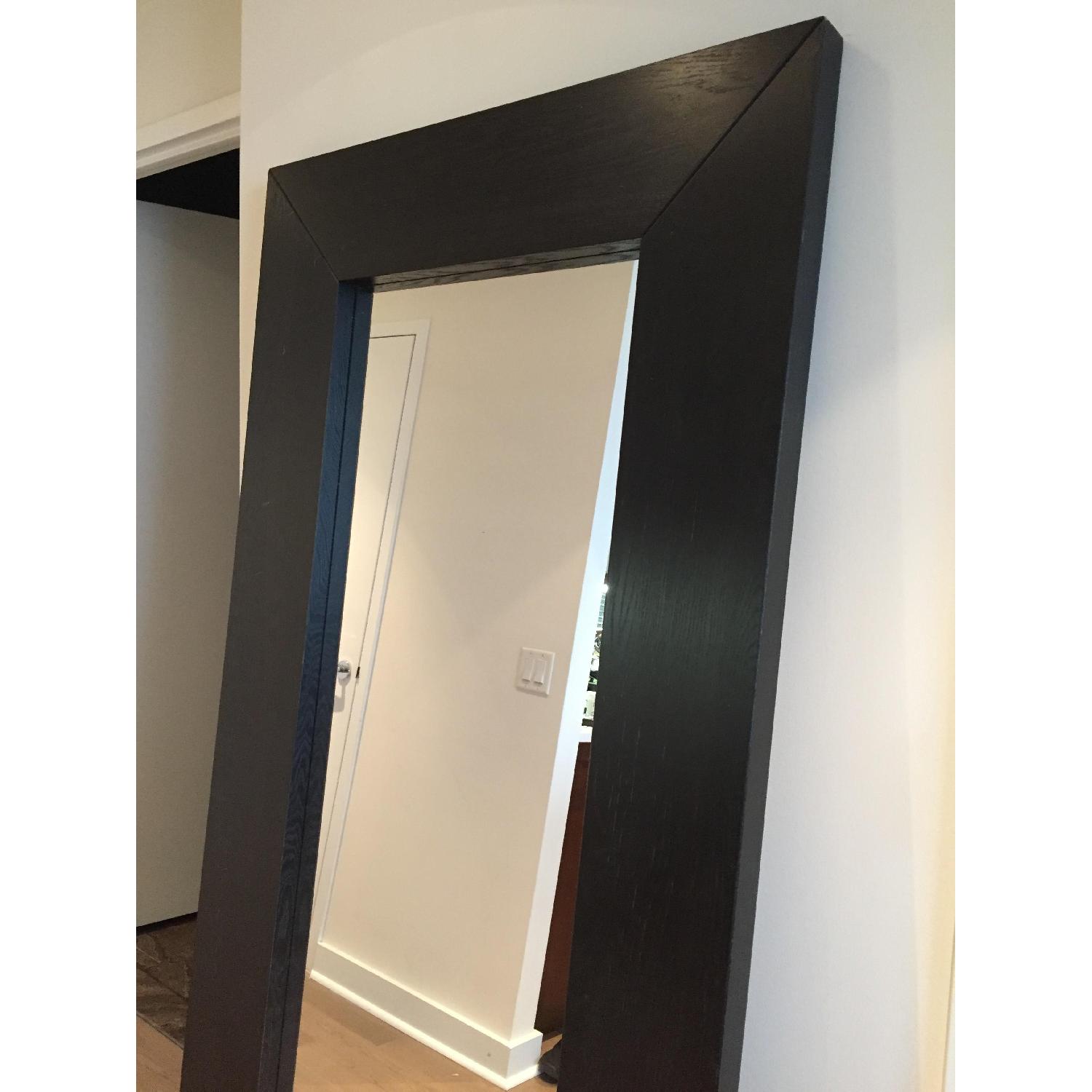 Ikea Mongstad Black-Brown Wood Frame Floor Mirror - image-3