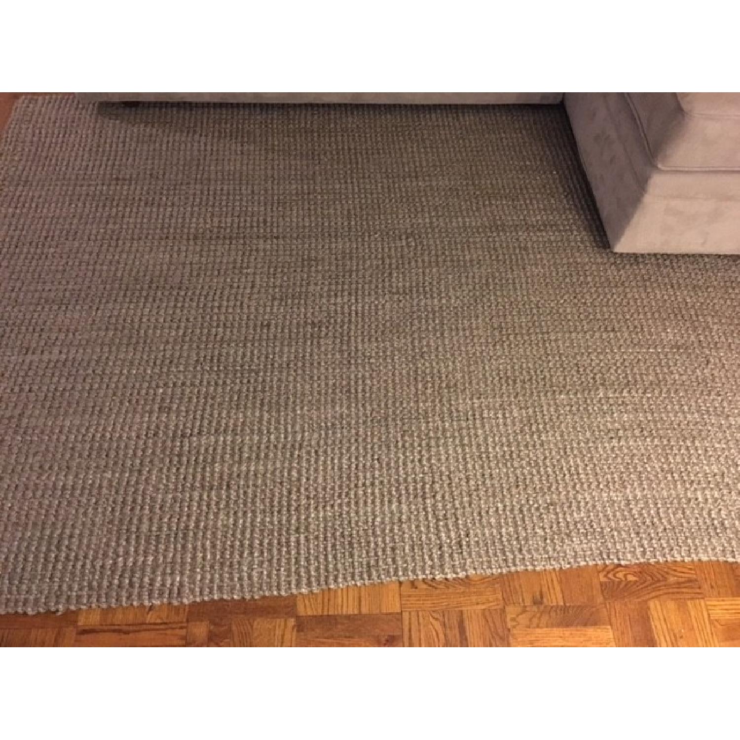 West Elm Jute Boucle Rug w/ Rug Pad - image-3