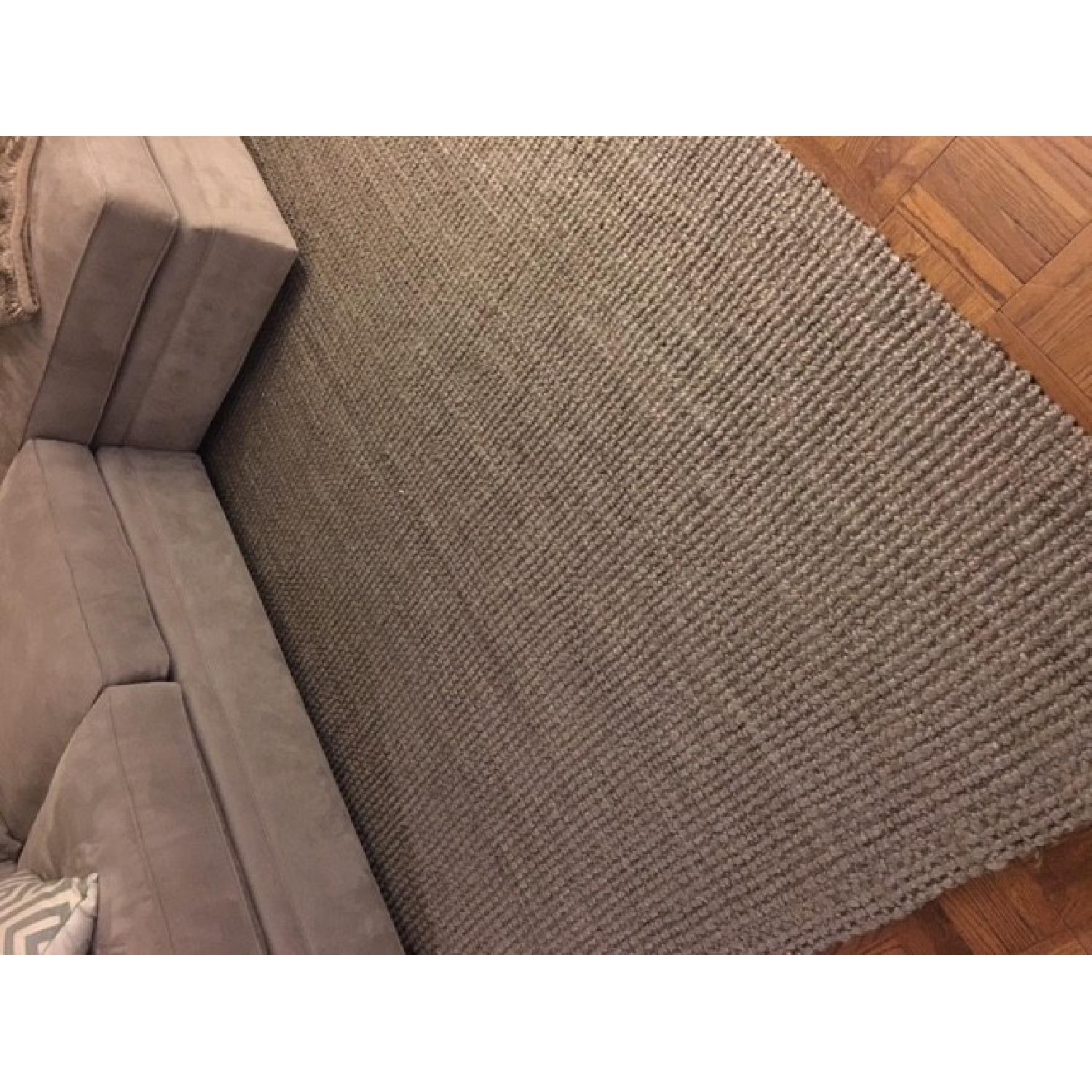 West Elm Jute Boucle Rug w/ Rug Pad - image-4