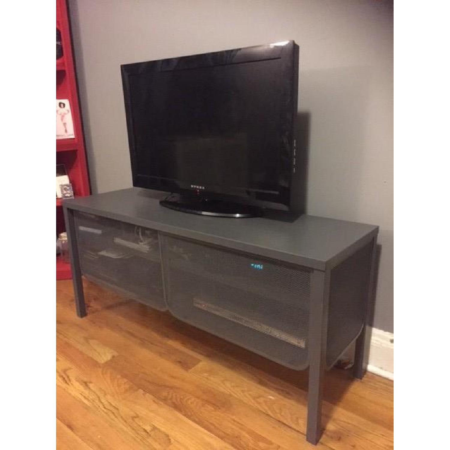 Ikea Nittorp TV Unit in Dark Gray - image-1