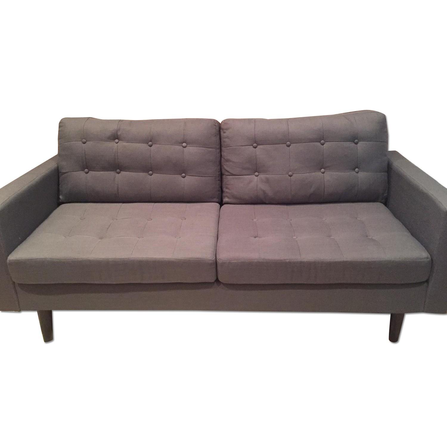 Mercury Row Grey MidCentury Modern Style Sofa AptDeco