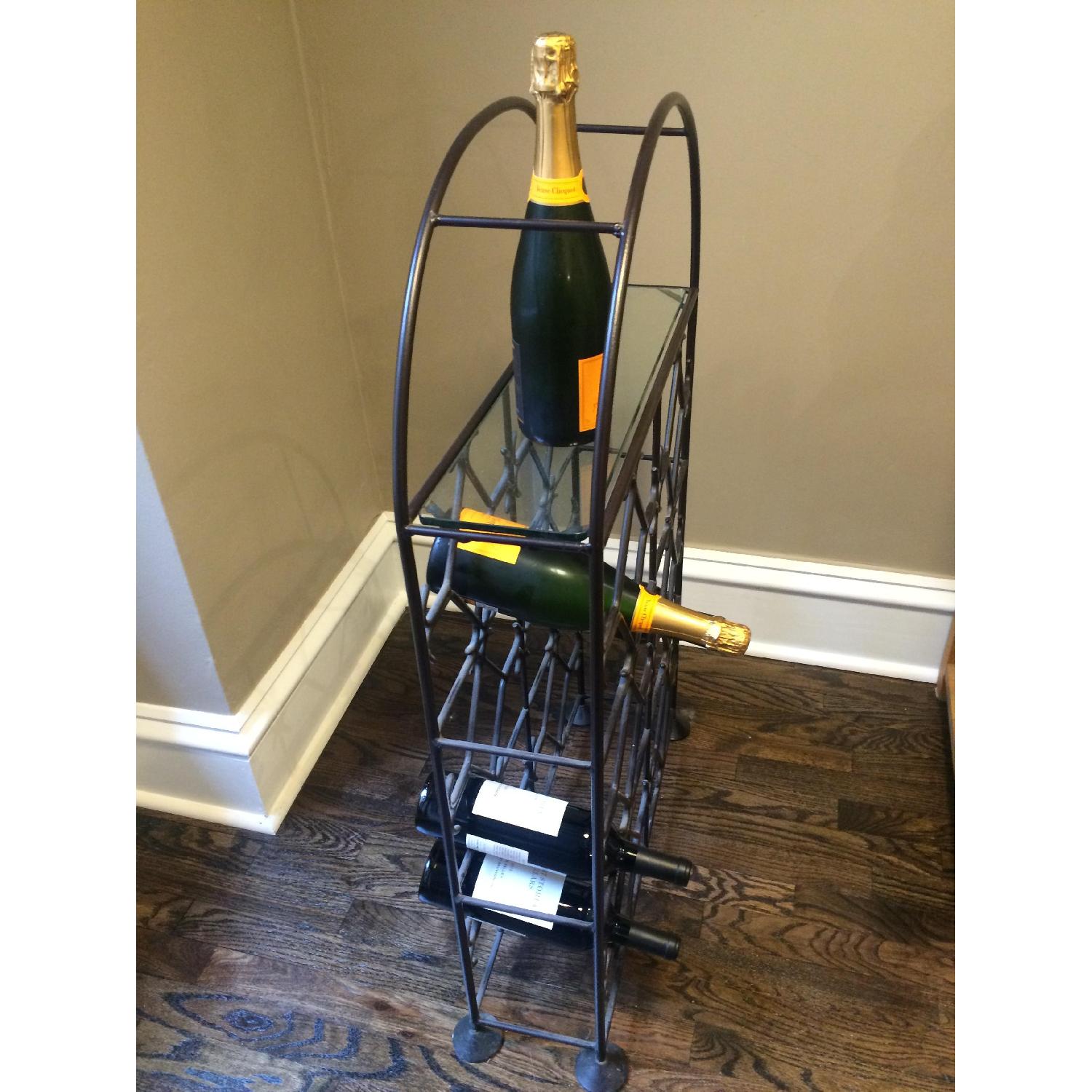 Pier 1 Wine Rack w/ Storage - image-3