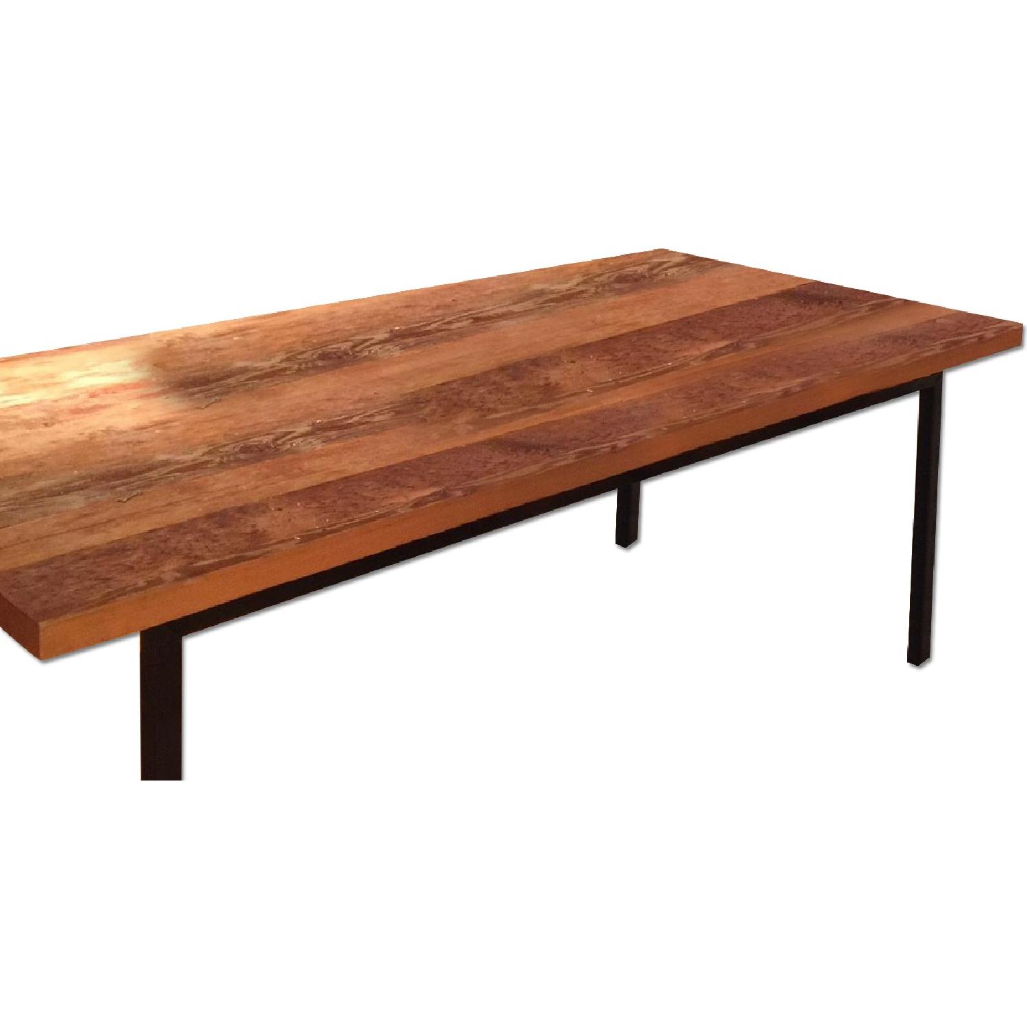 ABC Carpet and Home Industrial Wood Table - image-0