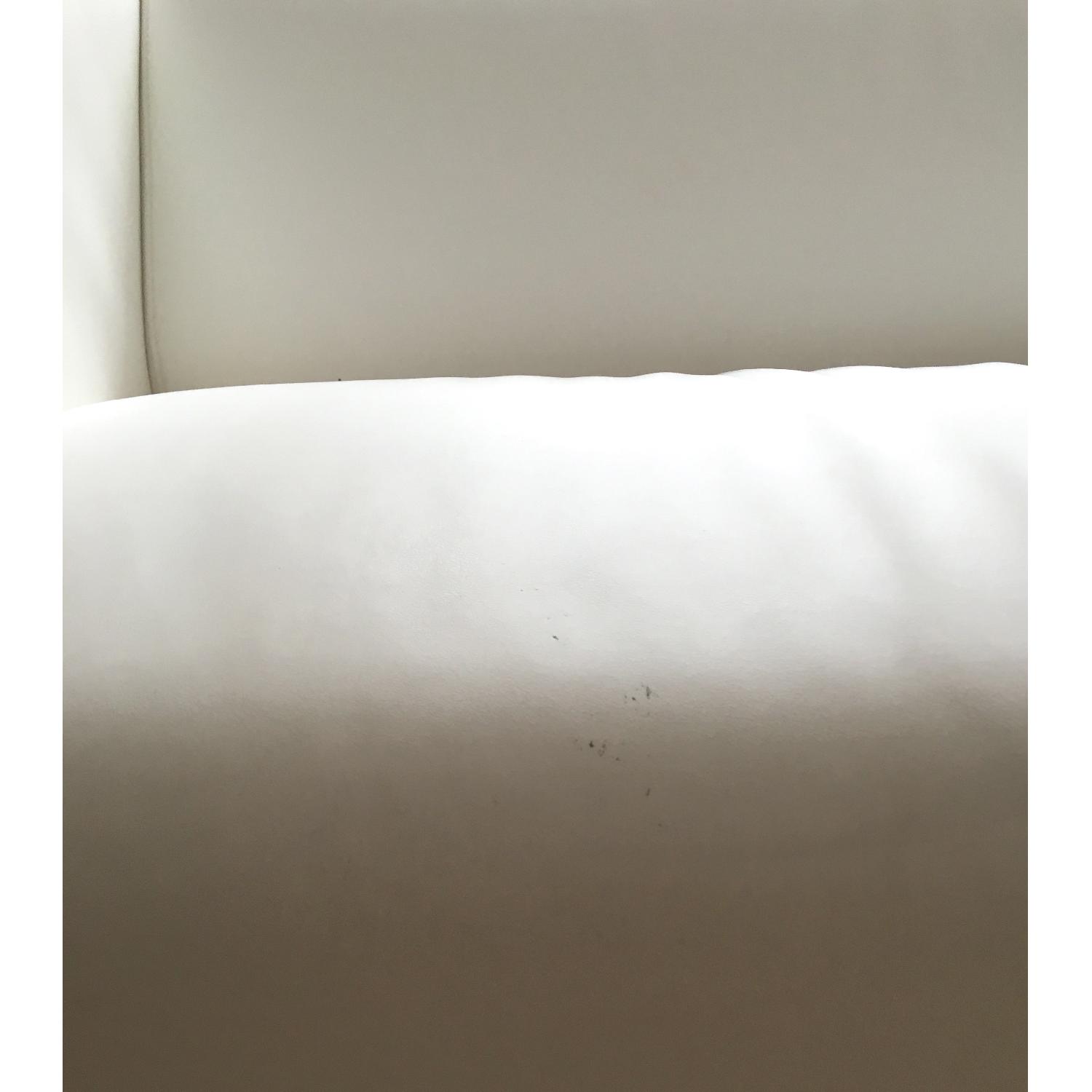 Ikea Klippan White Leather Loveseat - image-3