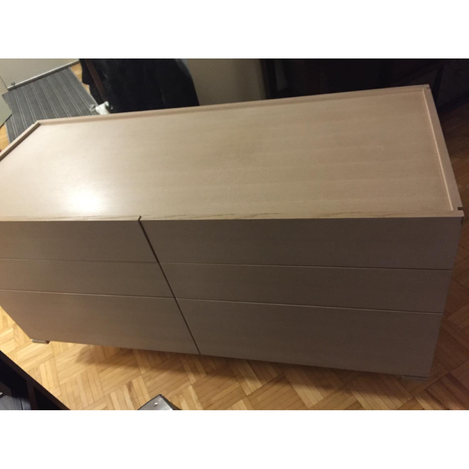 West Elm White Oak Dresser - image-1