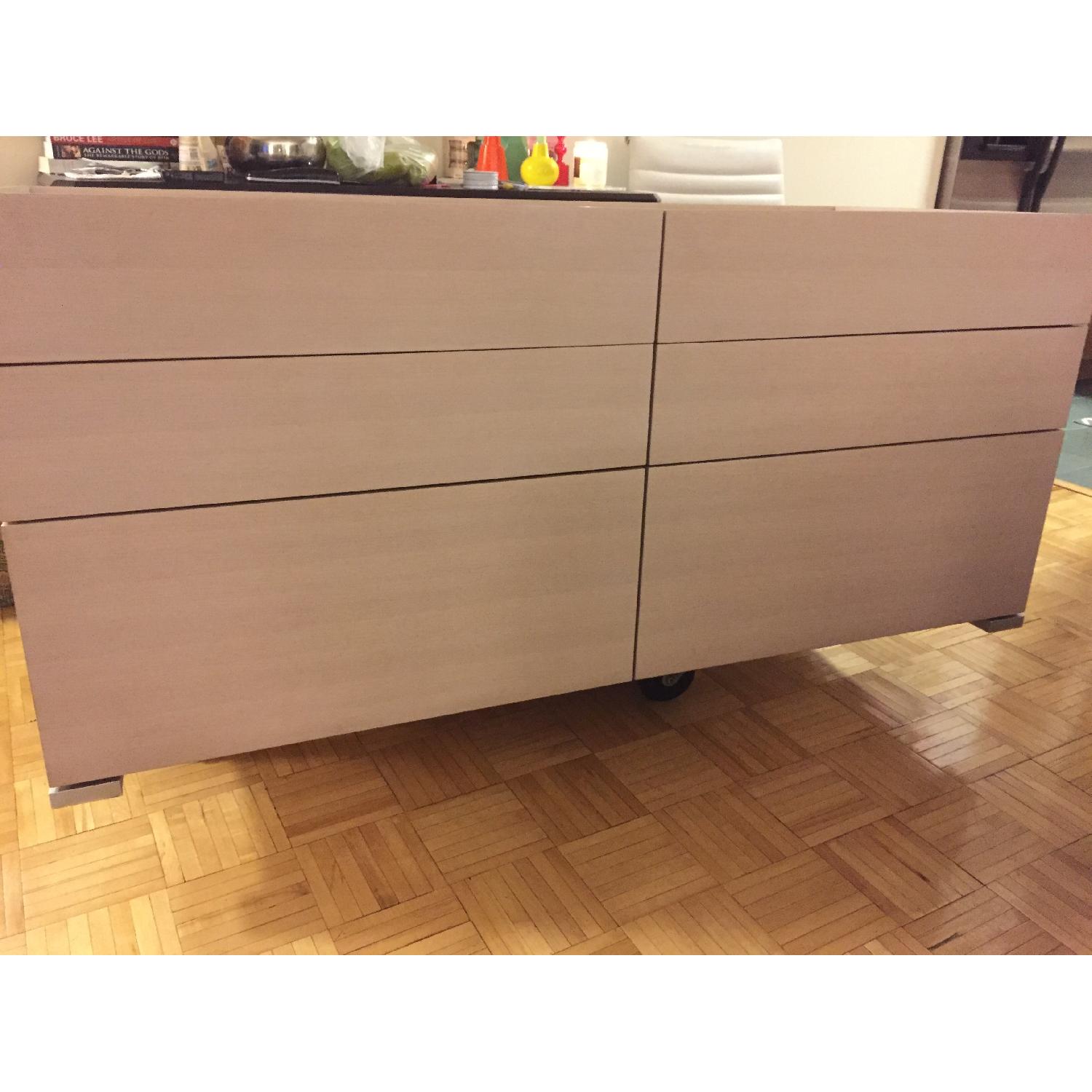 West Elm White Oak Dresser - image-4