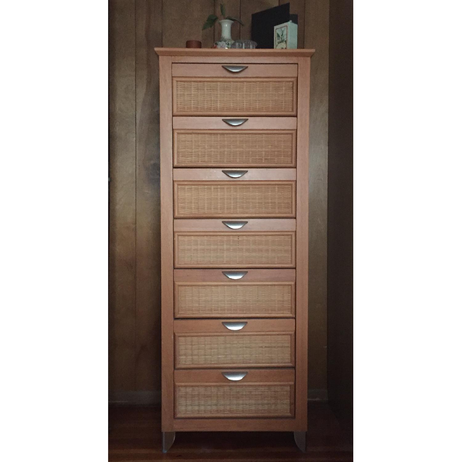 7-Drawer Wicker Dresser - image-1