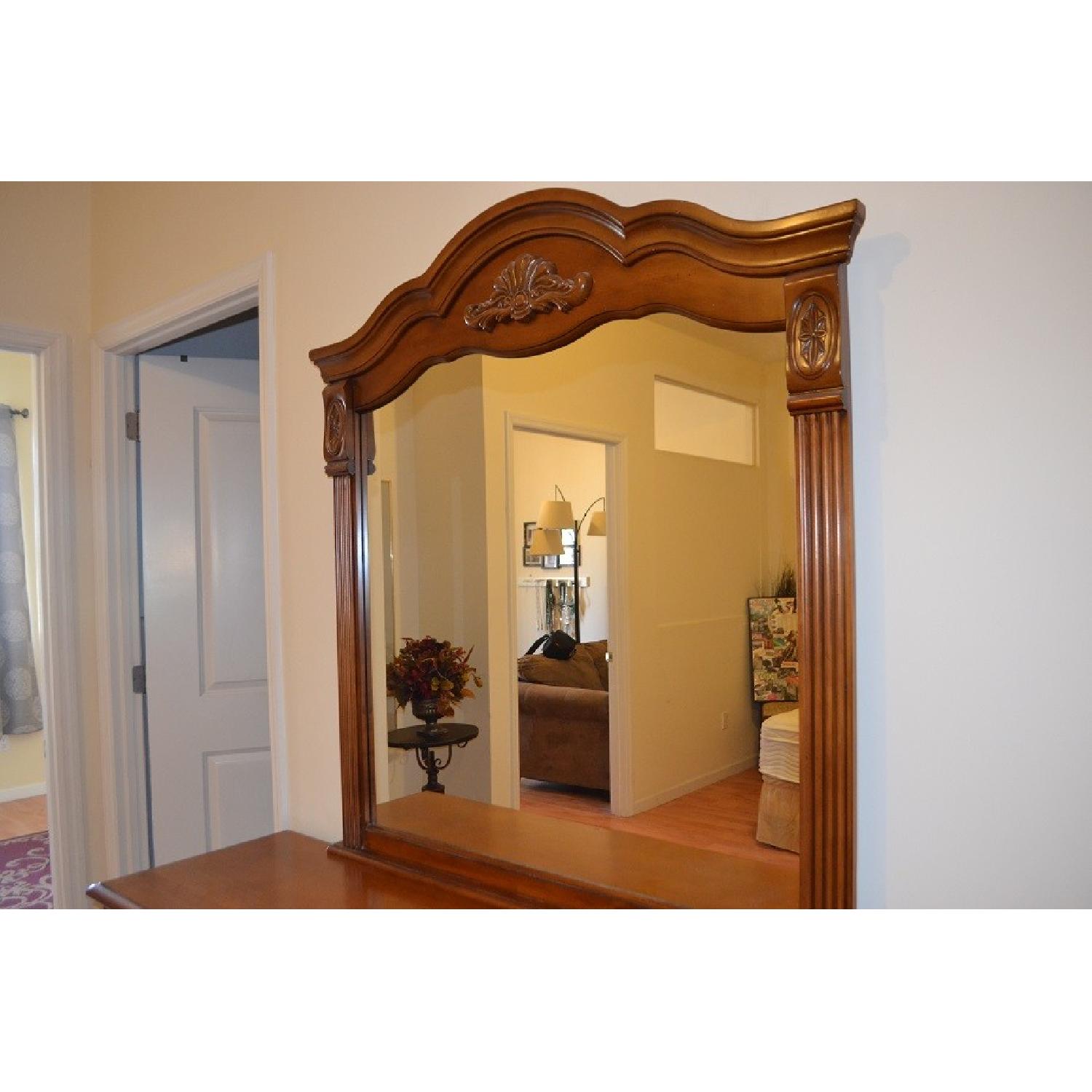 Greystone Antique Style 7-Drawer Dresser w/ Mirror - image-3