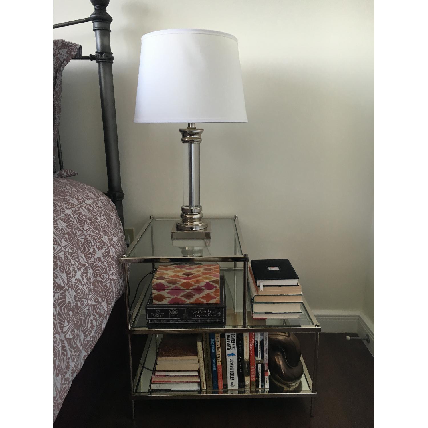 Clear Column Table Lamps - Pair - image-2