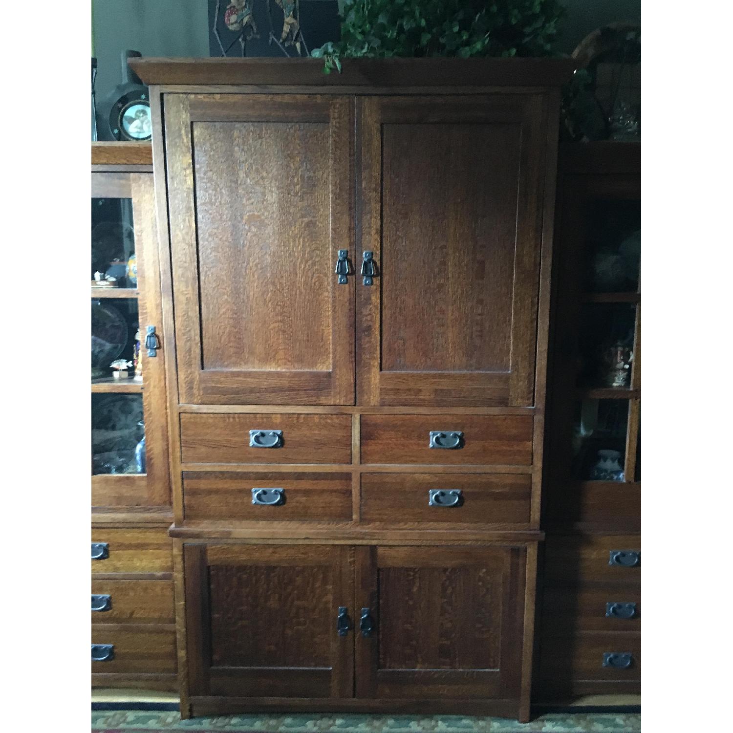 Restoration Hardware 6 Piece Entertainment Media Center - image-1