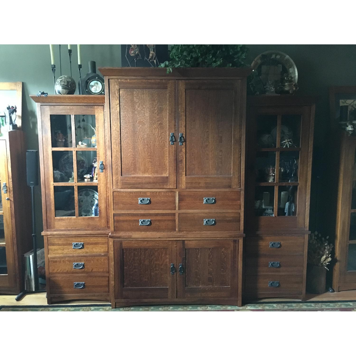 Restoration Hardware 6 Piece Entertainment Media Center AptDeco