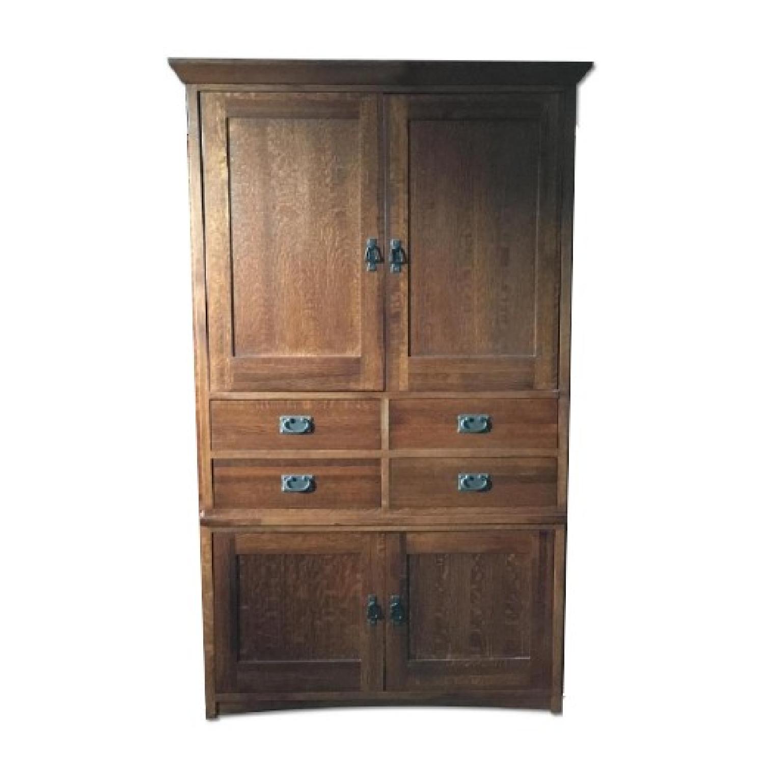 Restoration Hardware 6 Piece Entertainment Media Center AptDeco