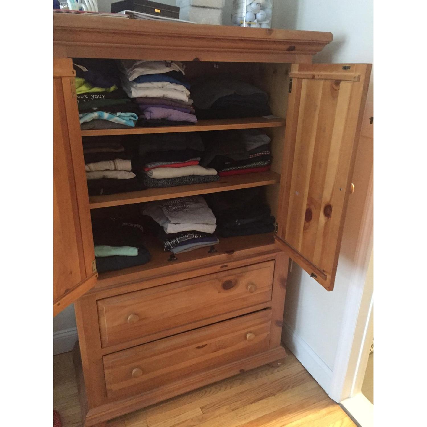 Havertys Wooden Amroire - image-2