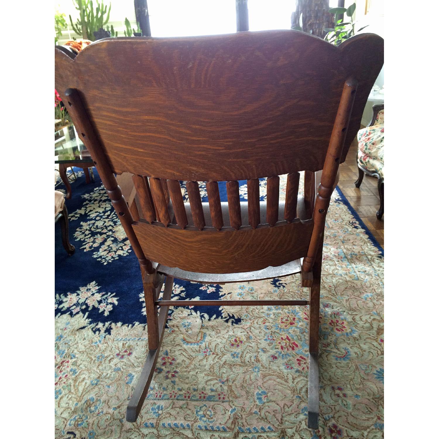 Vintage Wood Rocking Chair - image-2