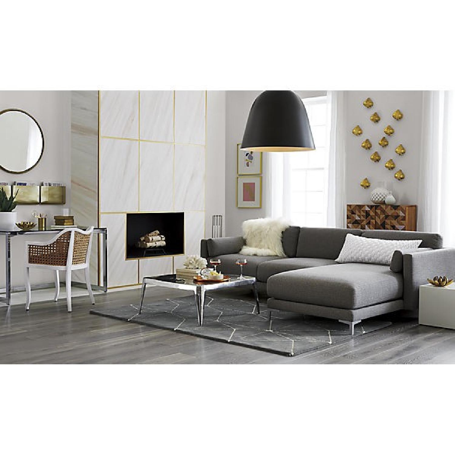 CB2 Grey Shatter Rug - image-1