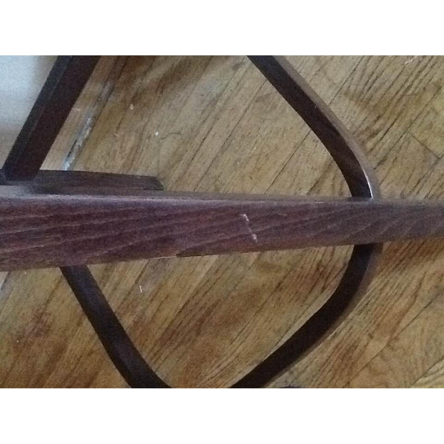 Solid Wood Cherry Finish Bar Stools/Counter Seats - Pair - image-7