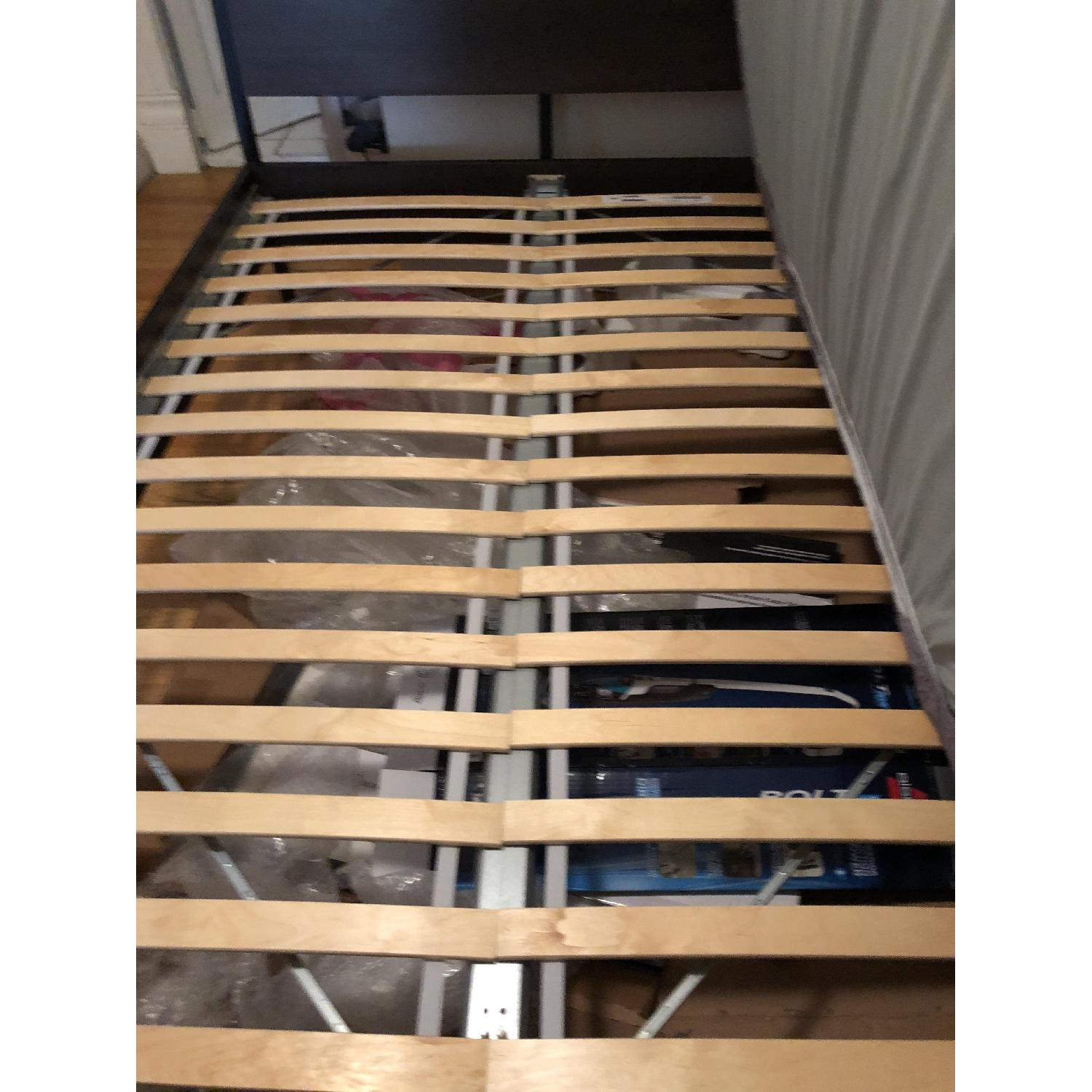 Ikea Trysil Full Size Bed Frame w/ Luroy Slatted Bed Base - image-3