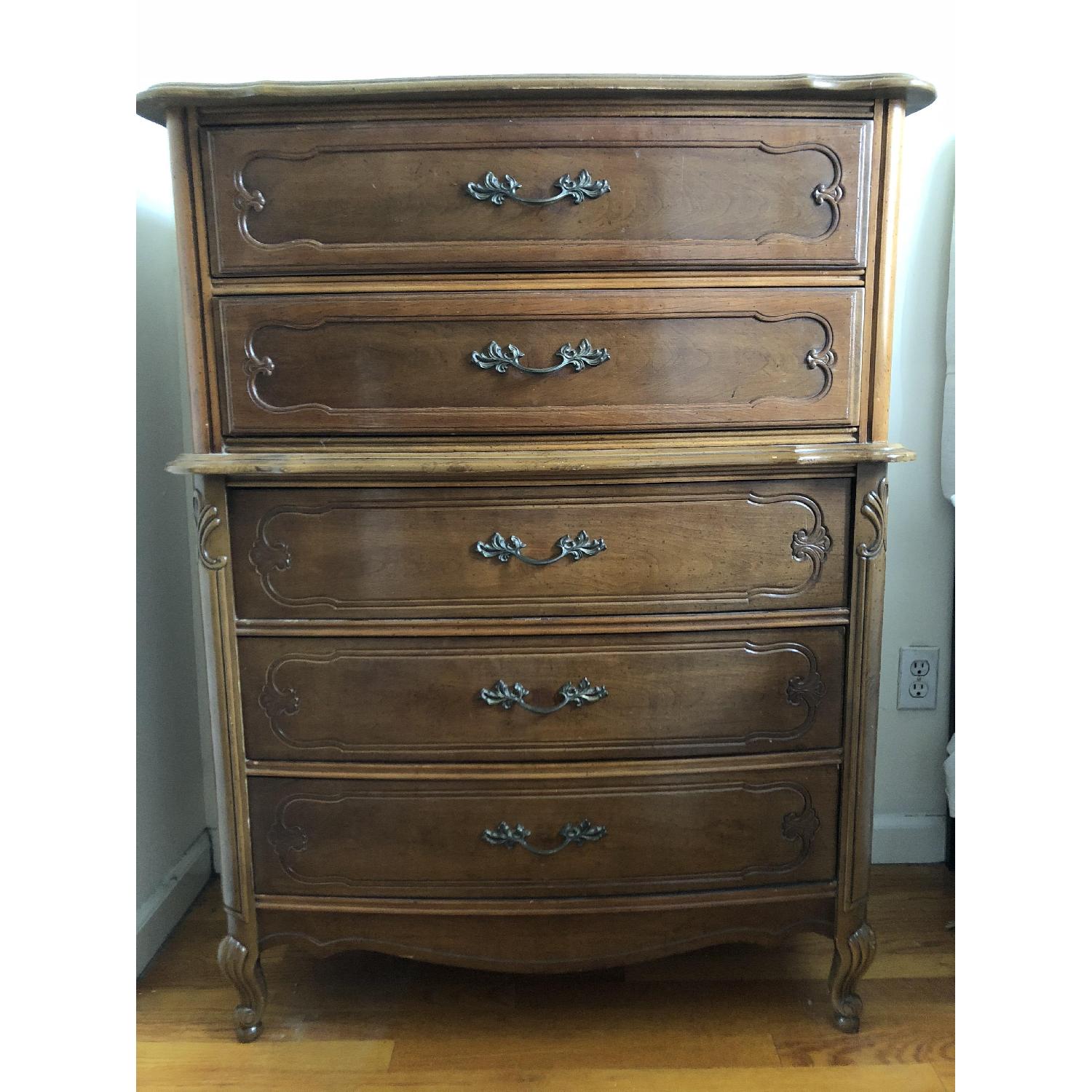 Rococo/Victoria Style Tall Dresser - image-1