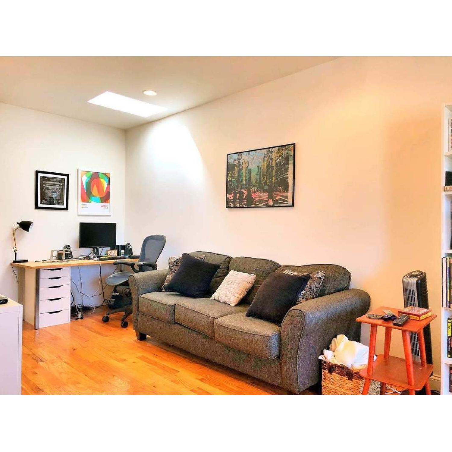 Raymour & Flanigan Hartley Chenille 3 Seater Sofa AptDeco