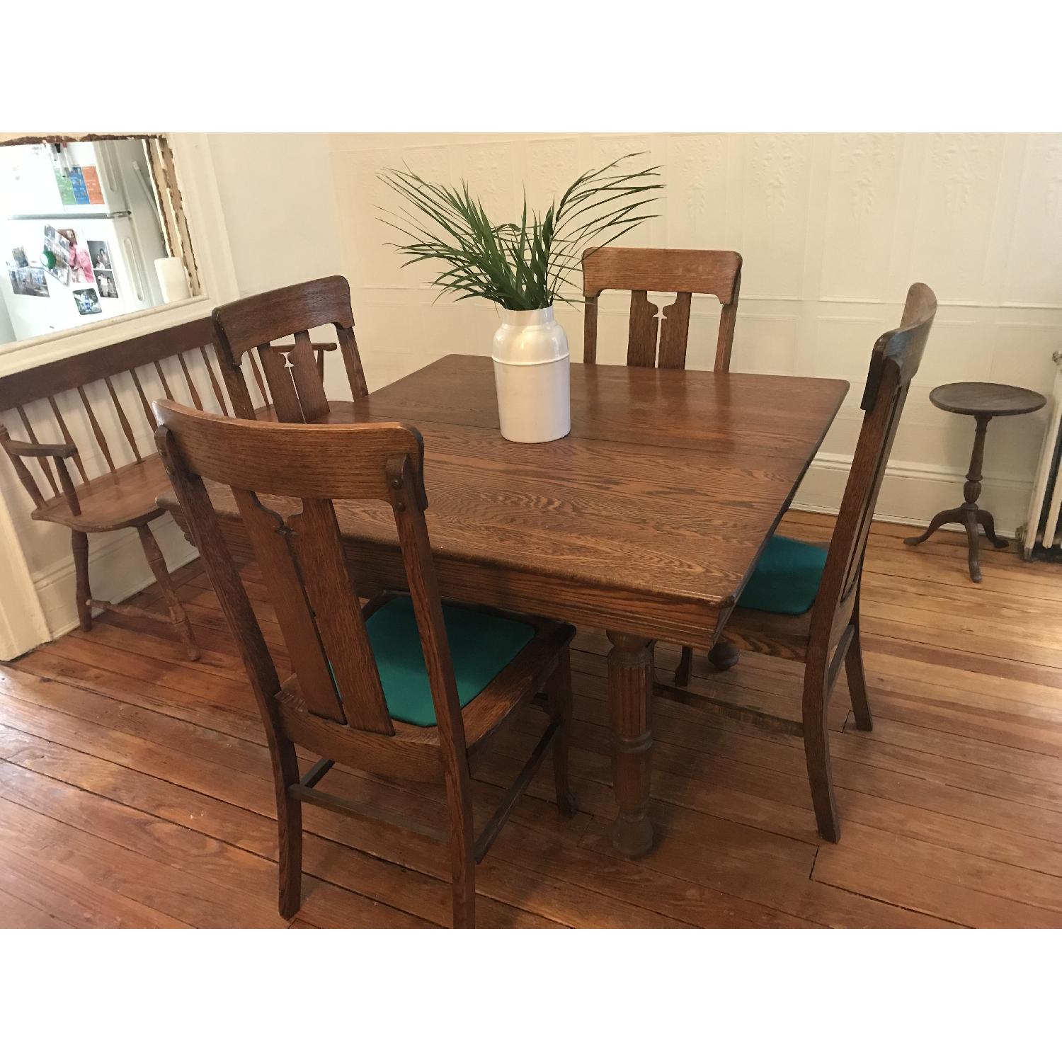 Golden Oak 7-Piece Dining Set - image-1