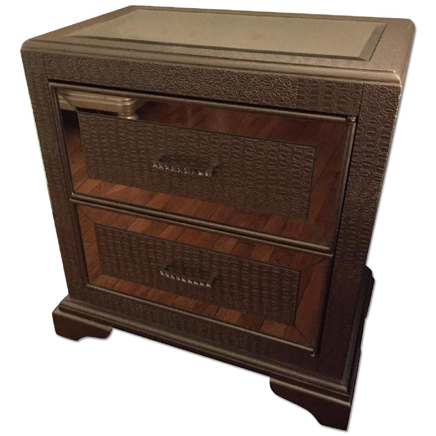 Bob's Silver Nightstand AptDeco