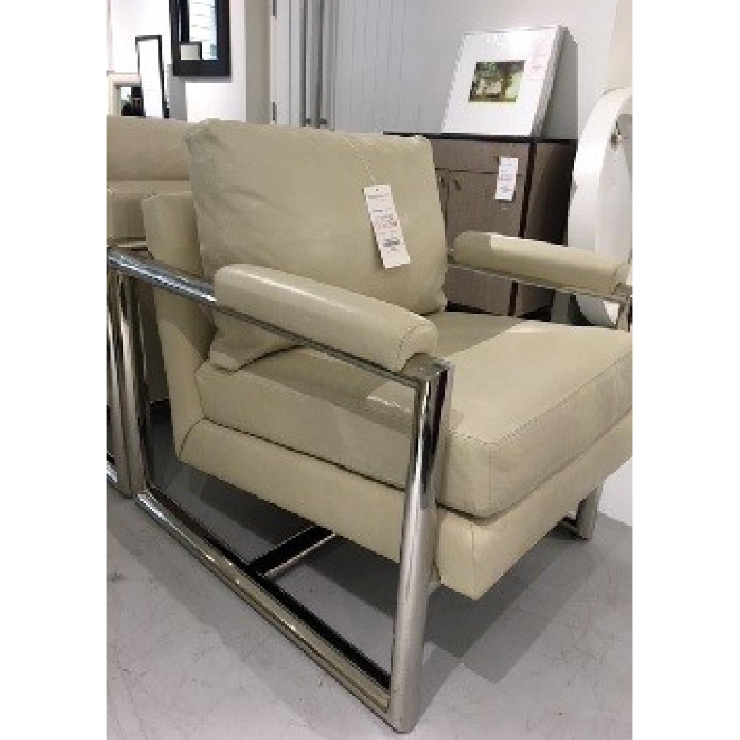 Mitchell Gold + Bob Williams Presley Natural Leather Chair - image-3