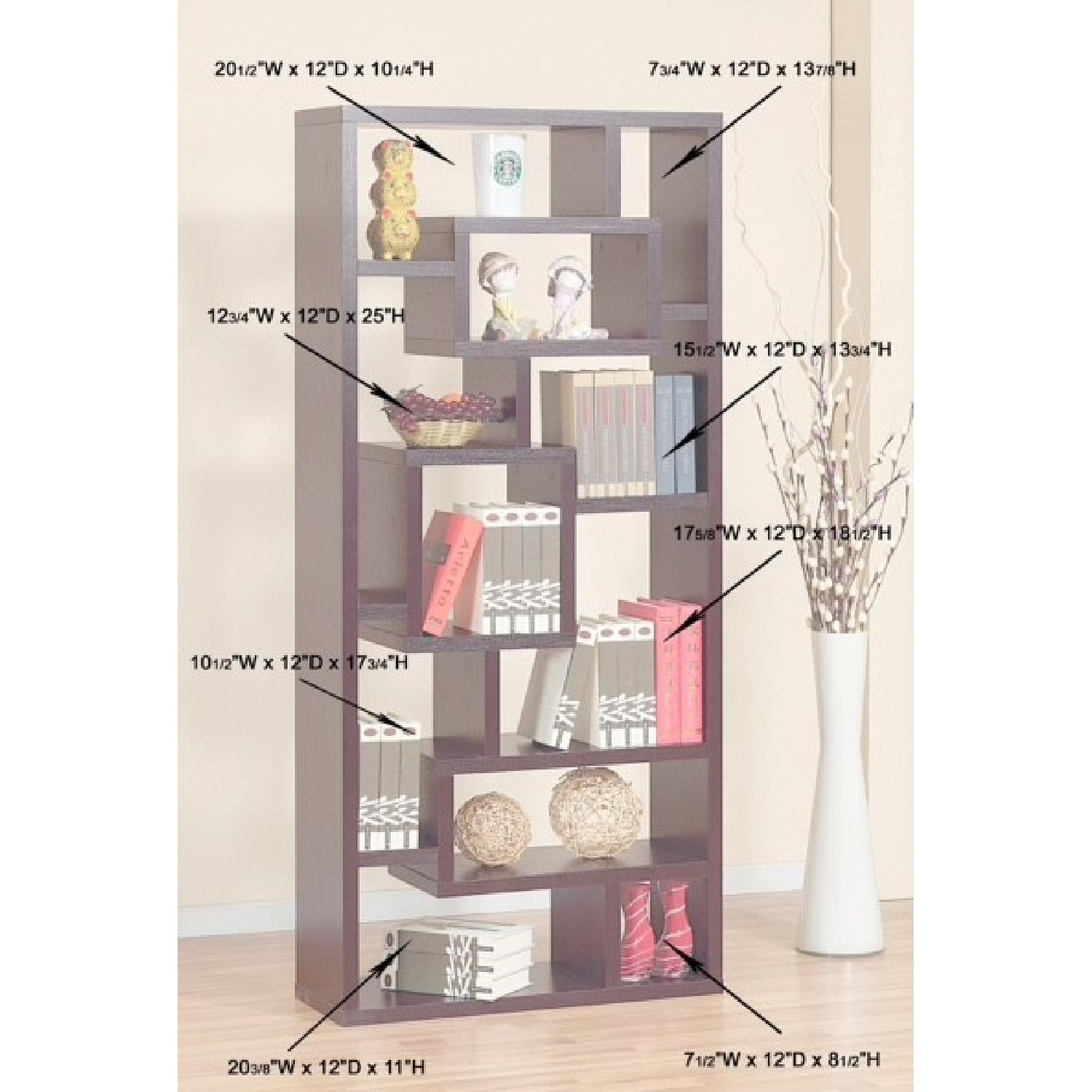 West Elm Asymmetrical Bookshelves AptDeco