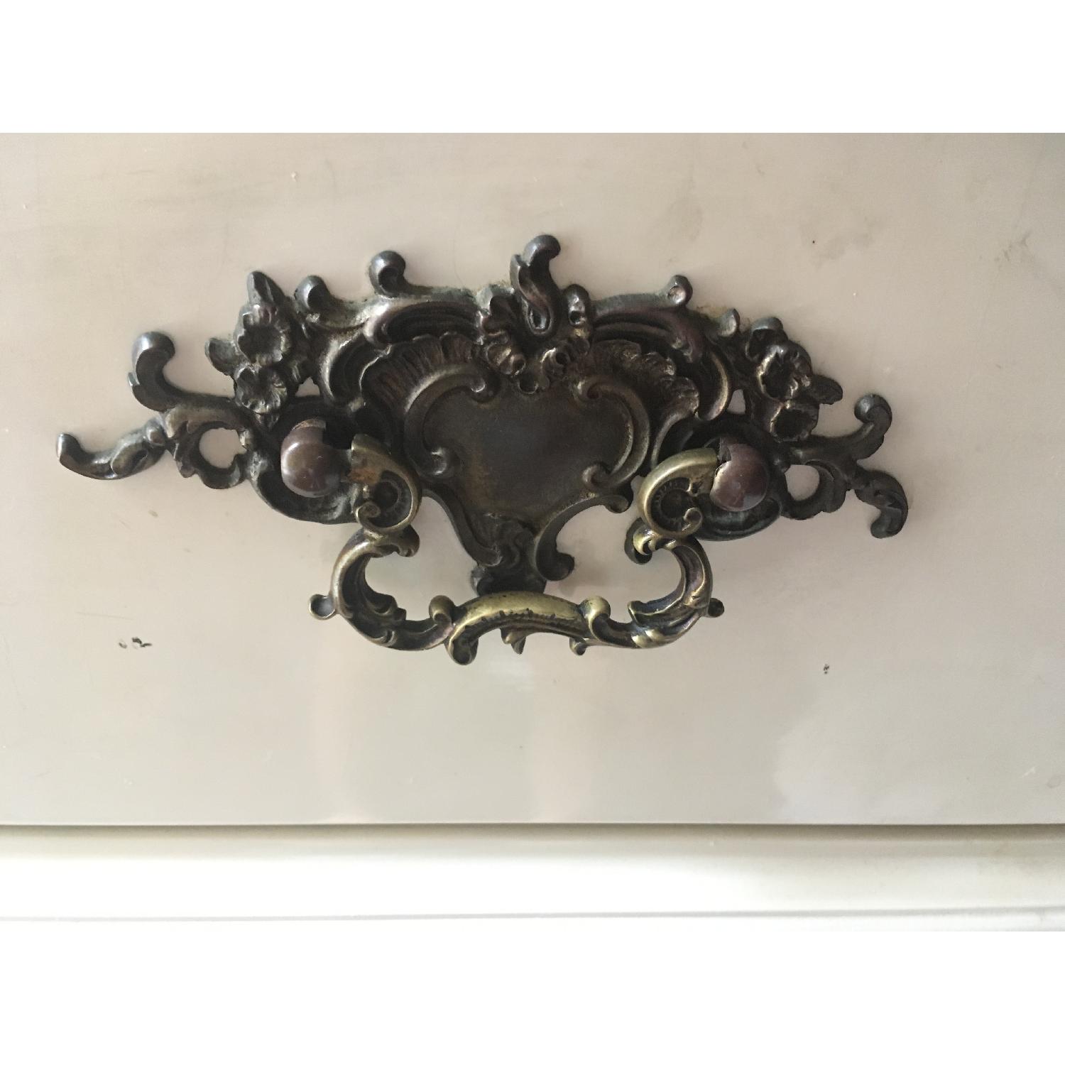White Antique Dresser - image-3