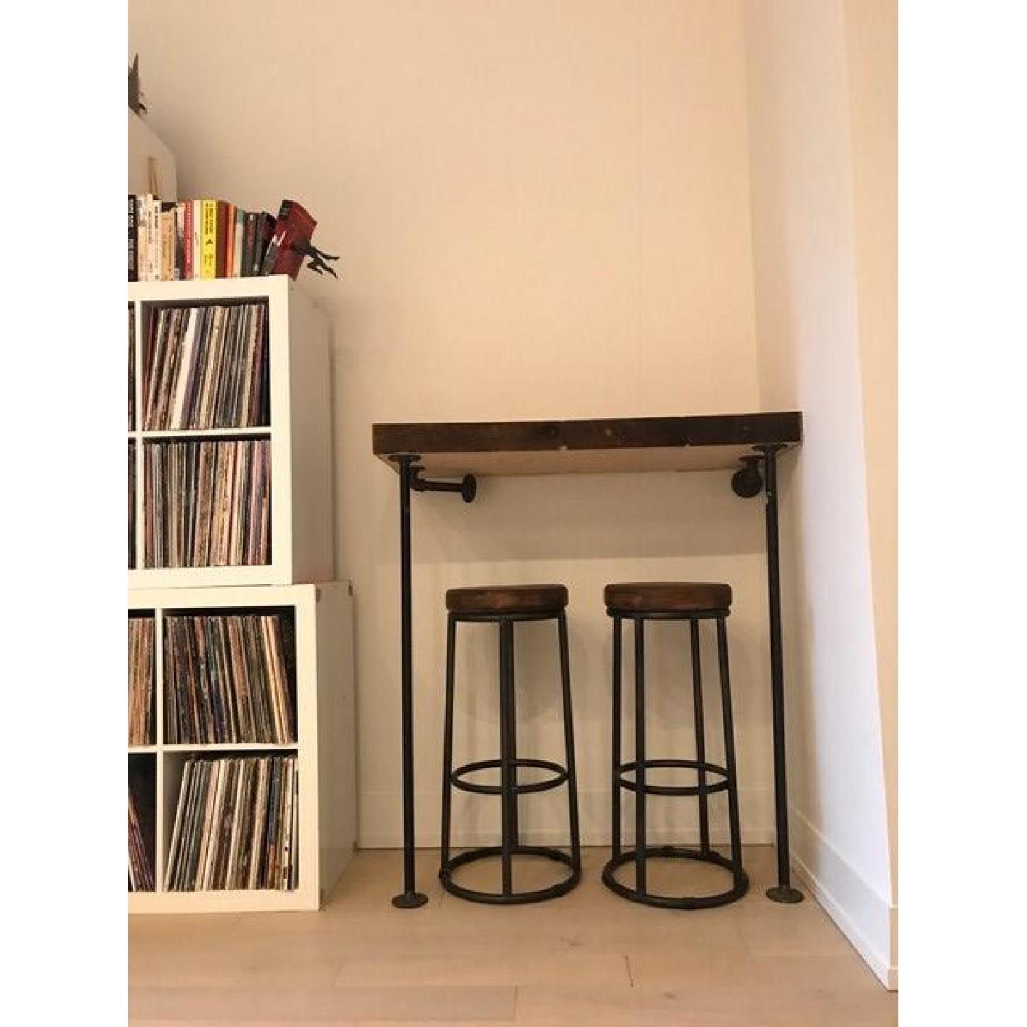 Custom WoodKnot Reclaimed Bowling Alley Bar/Countertop - image-1