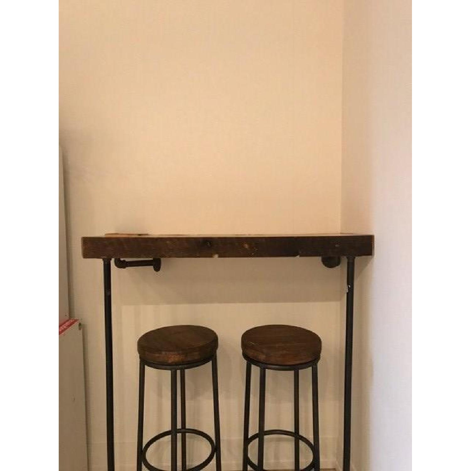 Custom WoodKnot Reclaimed Bowling Alley Bar/Countertop - image-5