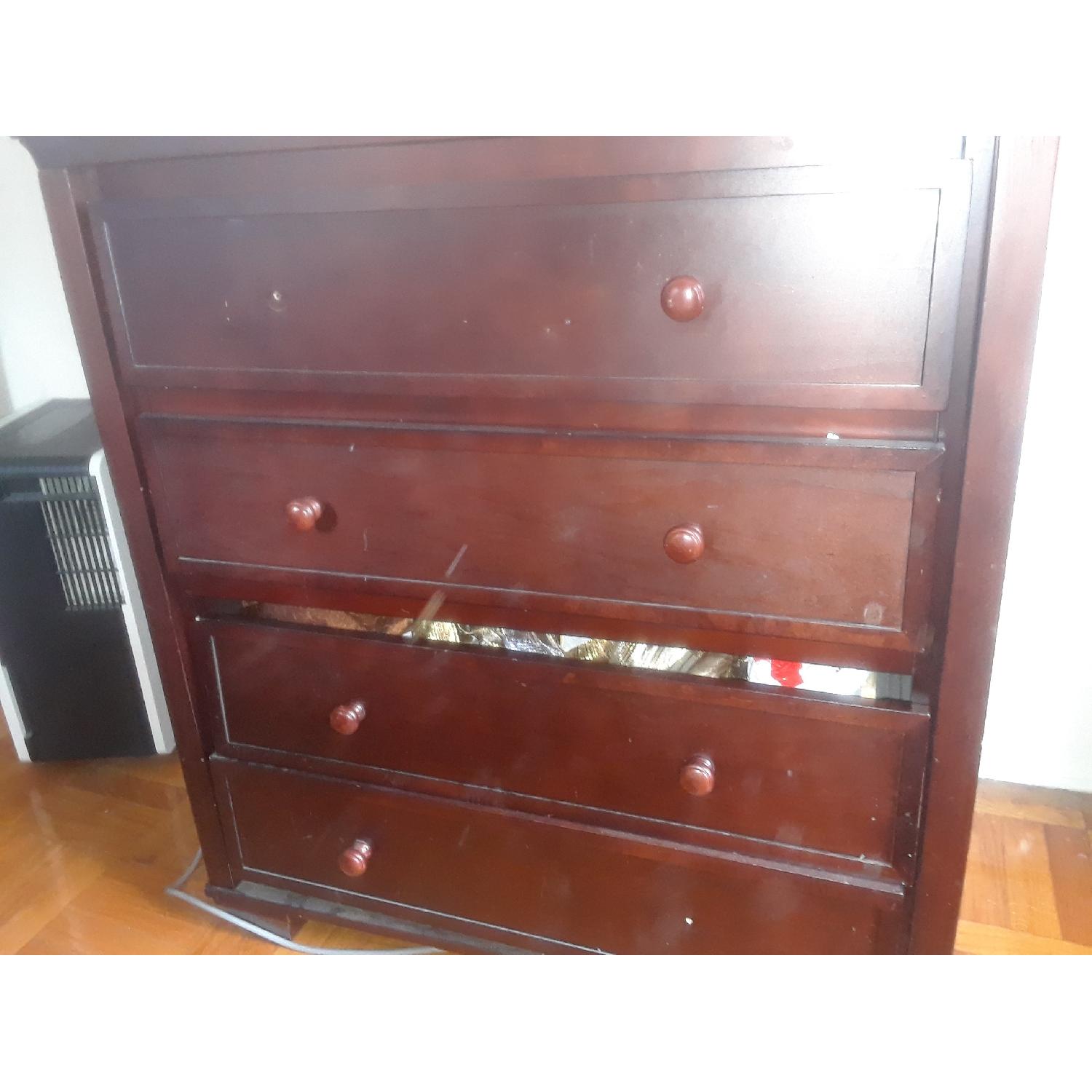 Brown 4 Large Espresso Drawer Dresser - image-1
