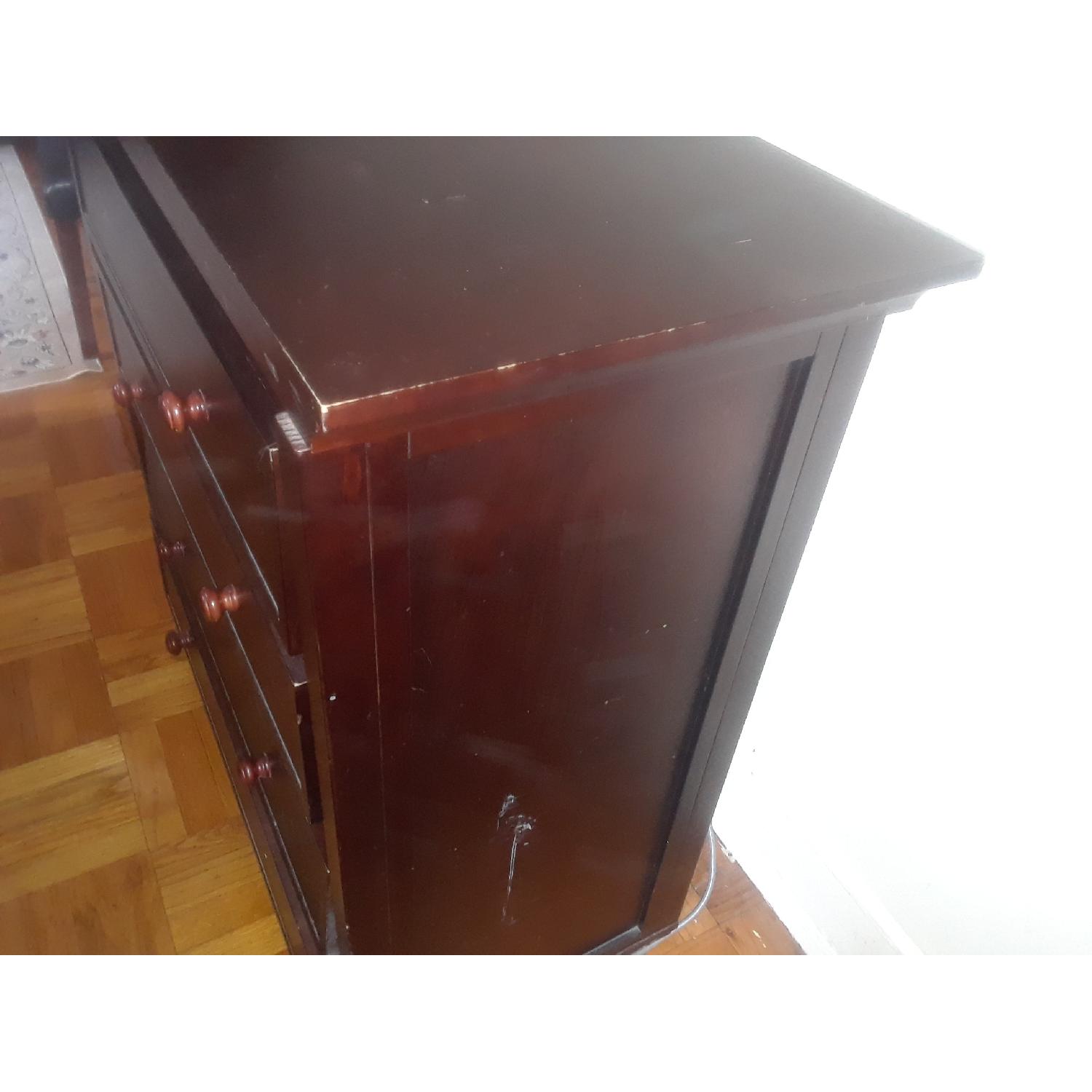 Brown 4 Large Espresso Drawer Dresser - image-4