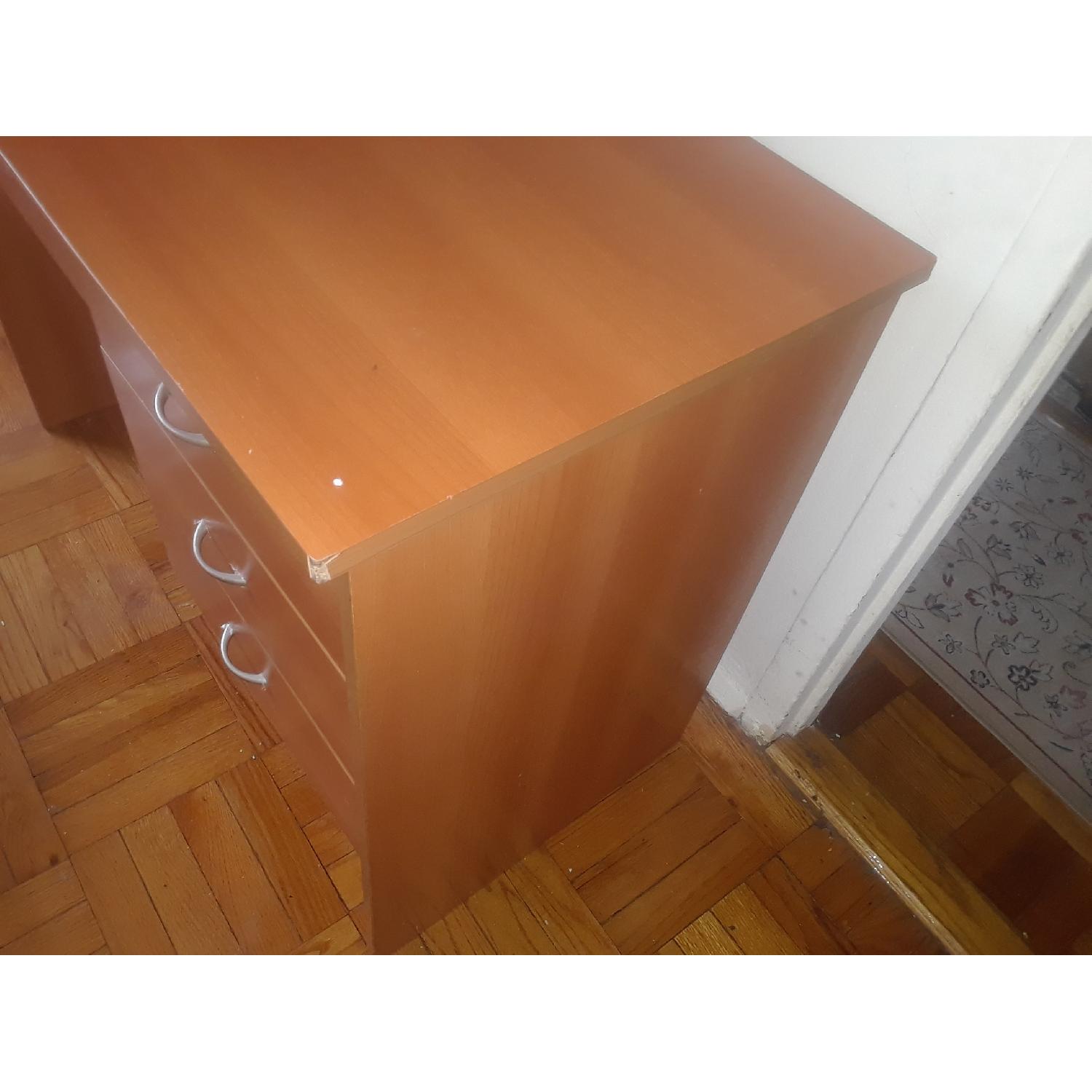 Wooden Student Desk w/ 3 Drawers & Additional Storage - image-3