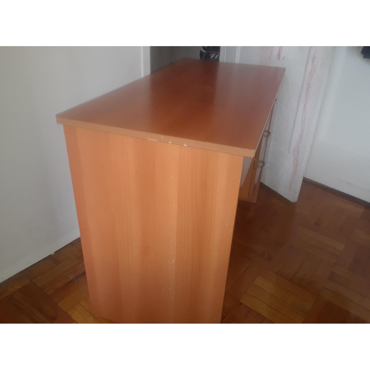 Wooden Student Desk w/ 3 Drawers & Additional Storage - image-4