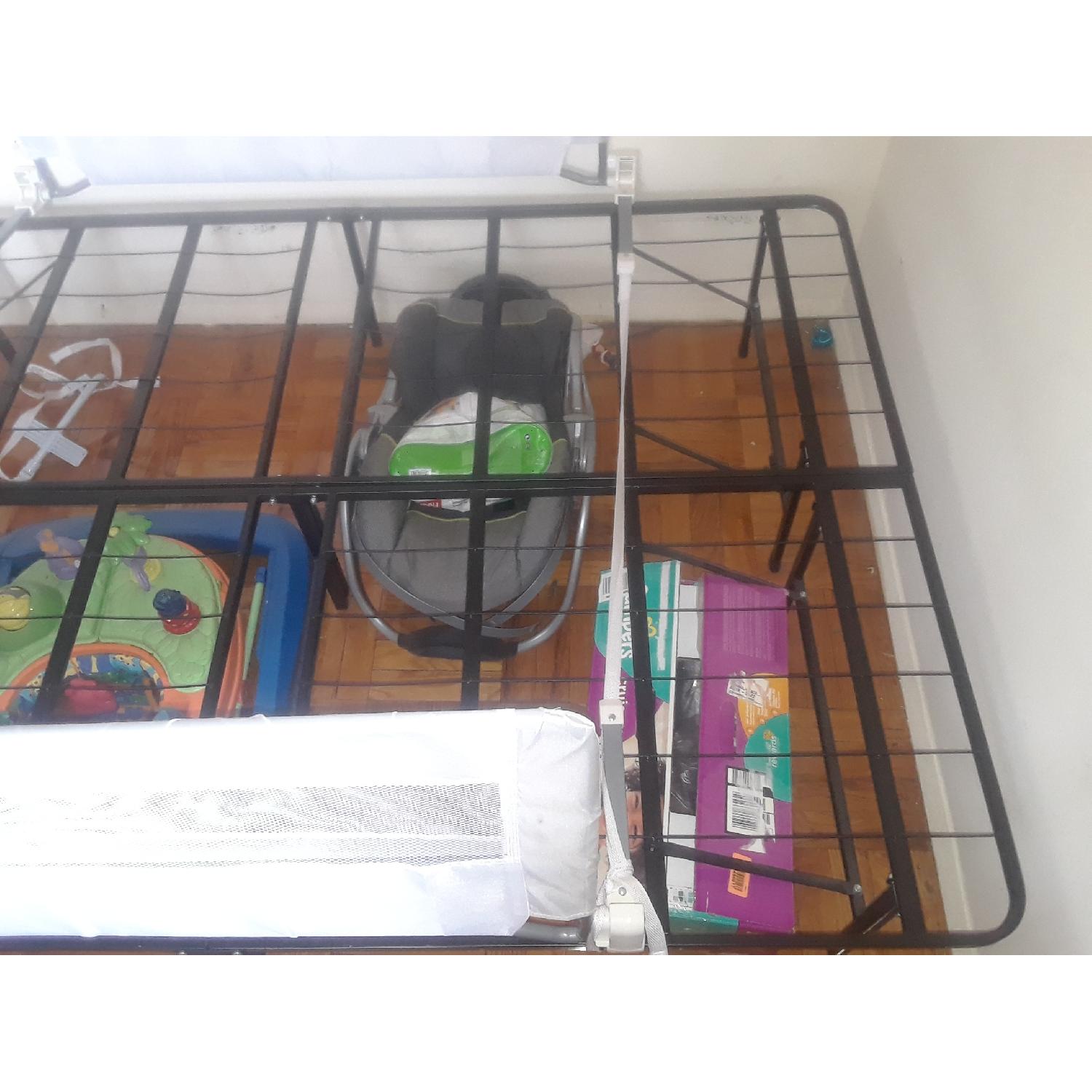 Metal Twin Size Bed Frame w/ Bed Rails - image-2