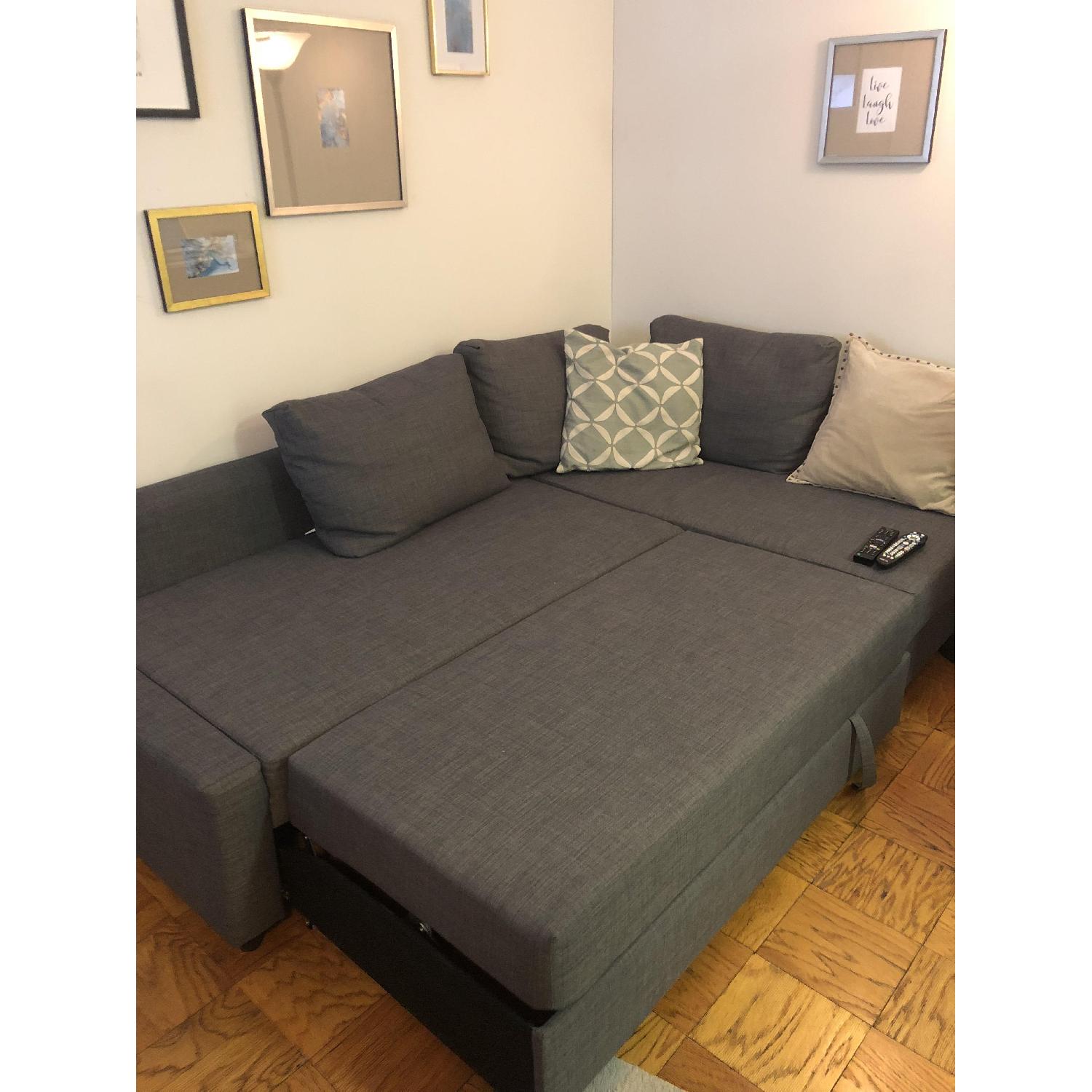 Ikea Friheten Sleeper Sectional Sofa w/ Storage - image-3