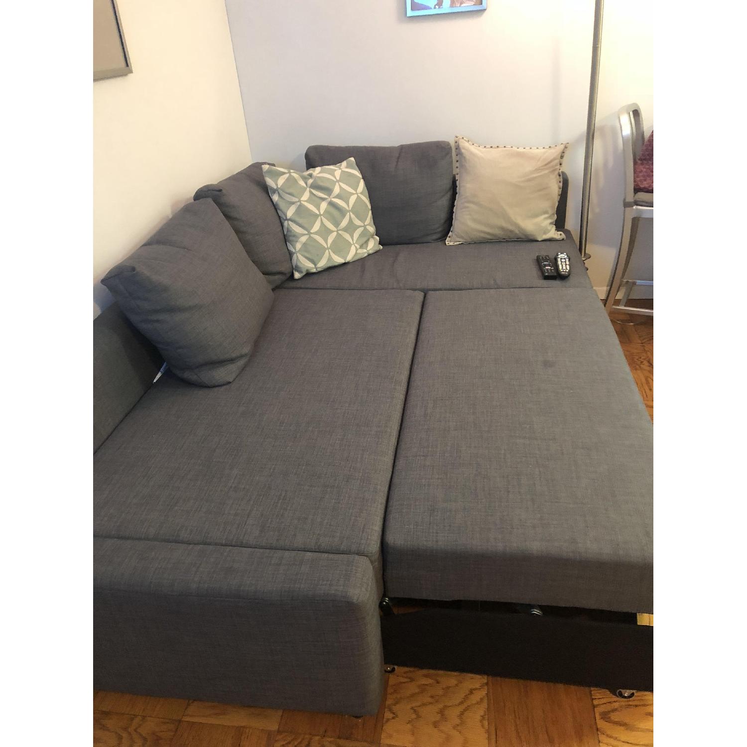 Ikea Friheten Sleeper Sectional Sofa w/ Storage - image-6