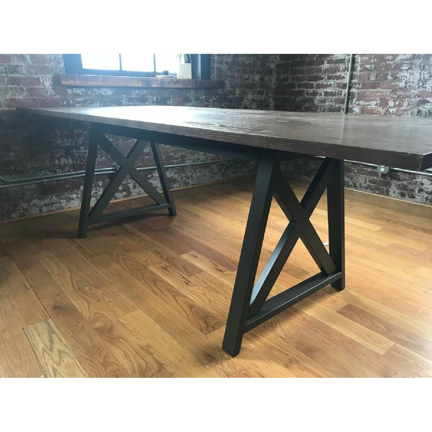 Crate & Barrel Metra Extension Dining Table - image-2