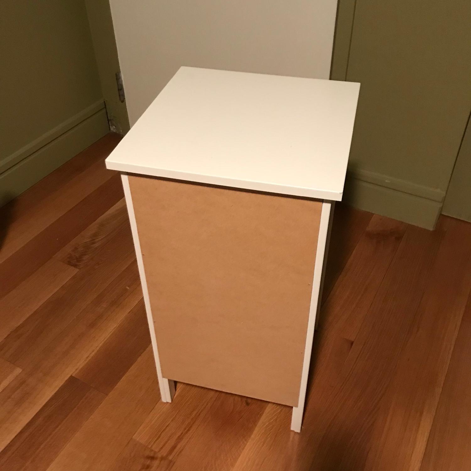 Ikea Hemnes 1 Door Nightstand w/ Vintage Handle - image-4