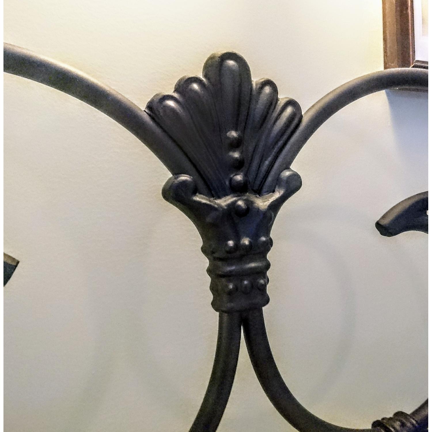 Wesley Allen Aberdeen Iron Bed Frame w/ Headboard - image-8