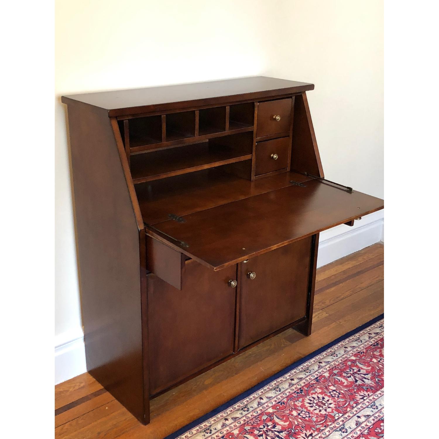 Raymour & Flanigan Jennings Hidden Office Desk Armoire - image-3