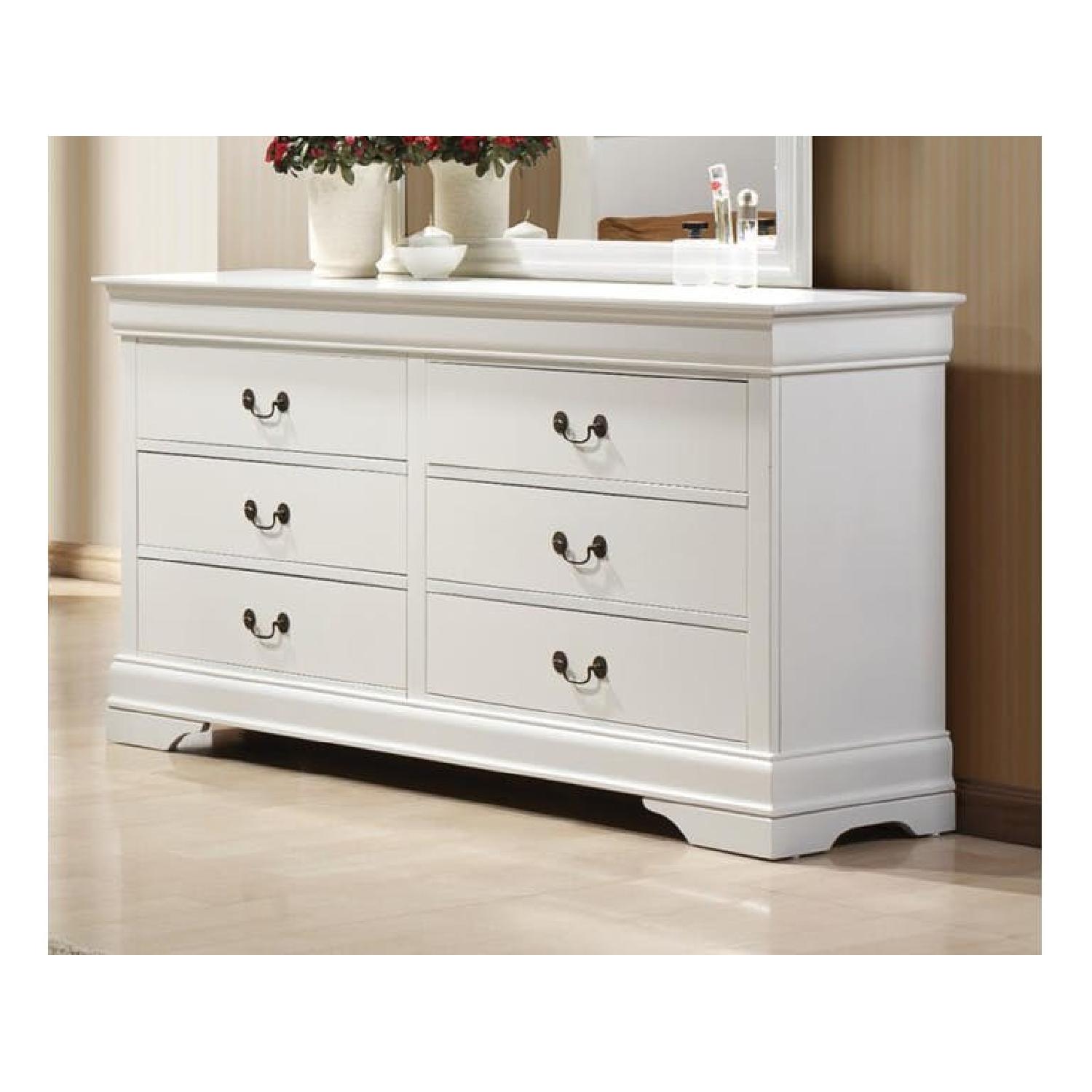White Color Classic Dresser AptDeco