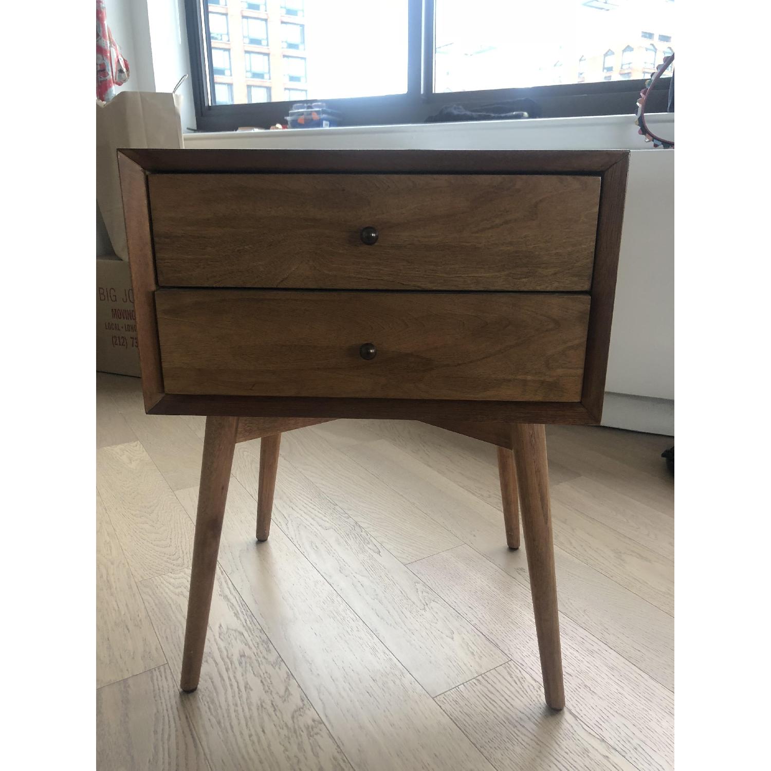 West Elm Mid Century Night Stand in Acorn - image-2
