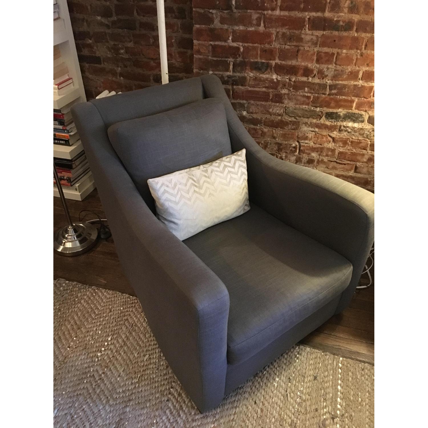 Crate & Barrel Verano Arm Chair - image-1