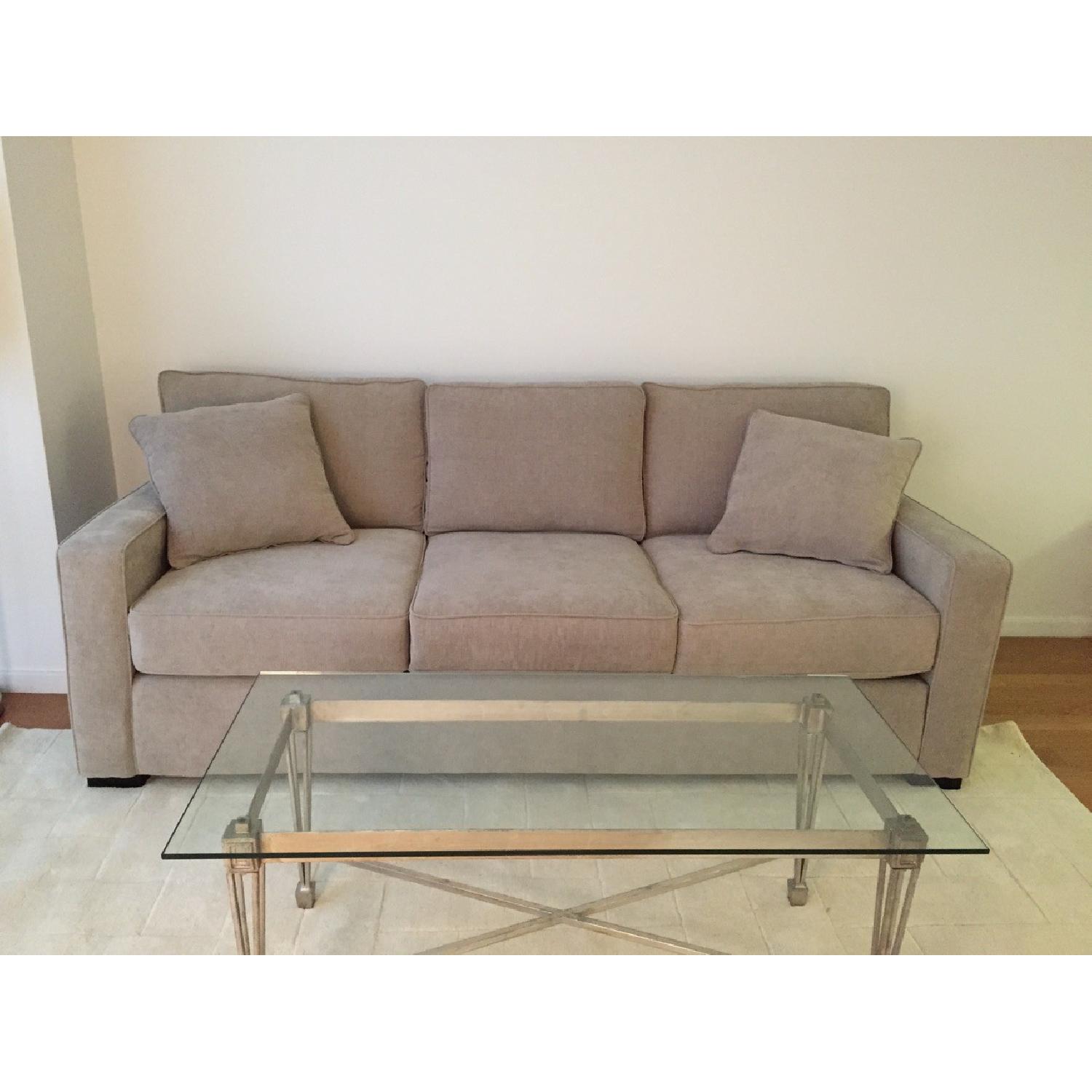 Macy's Radley Chrome Beige Fabric Sofa - image-2
