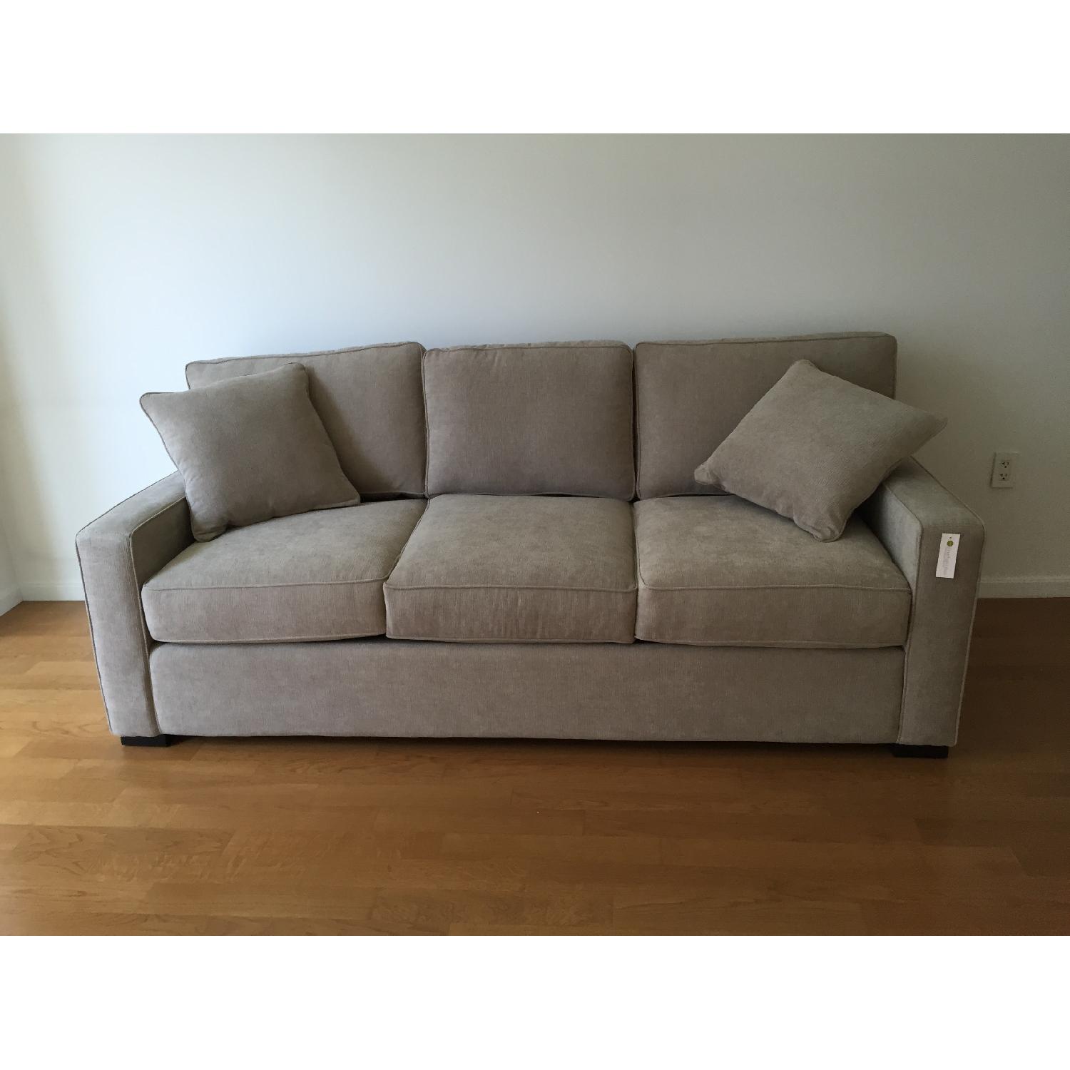 Macy's Radley Chrome Beige Fabric Sofa - image-3