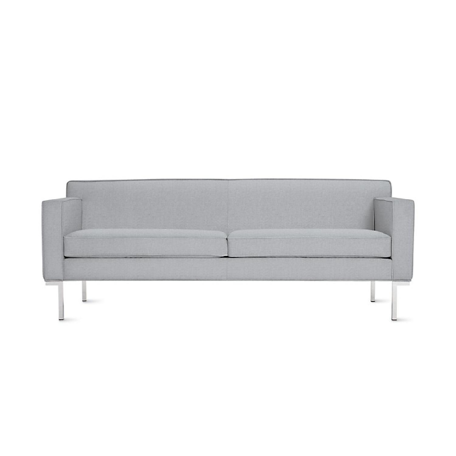 Design Within Reach Theatre Sofa in Steel Grey AptDeco